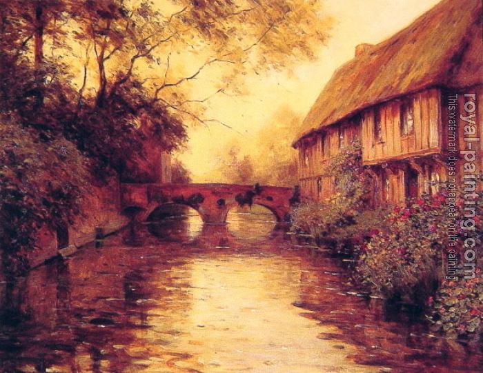 Louis Aston Knight : Houses by the River